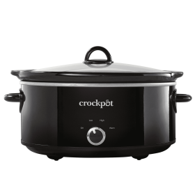 Manual 7-Quart Slow Cooker, Black