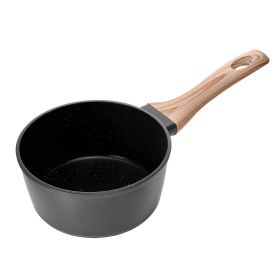 VEVOR 1.5 QT Saucepan, Nonstick Saucepan with Tempered Glass Lid, Multipurpose Cooking Sauce Pot with Detachable Handle