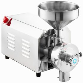 VEVOR Soybean Grinder Commercial Grinding Machine for Spices 3000W Corn Mill Grinder 100 KG/H Stainless Steel Corn Grinder Industrial Flour Milli