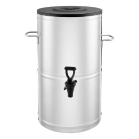 VEVOR Ice Tea Dispenser, 4 Gal/15L 304 Stainless Steel Beverage Dispenser with Spigot & Handle, Suitable for Hot and Cold Drinks