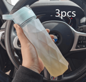 Spray Water Bottle For Girls Outdoor Sport Fitness Water Cup Large Capacity Spray Bottle Drinkware Travel Bottles Kitchen Gadgets (Option: Blueorange gradient3pcs)